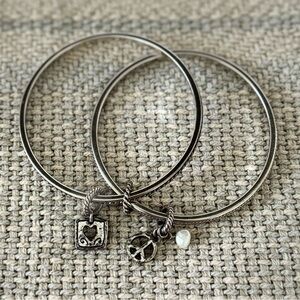 Retired Brighton Double Bangle with Charms